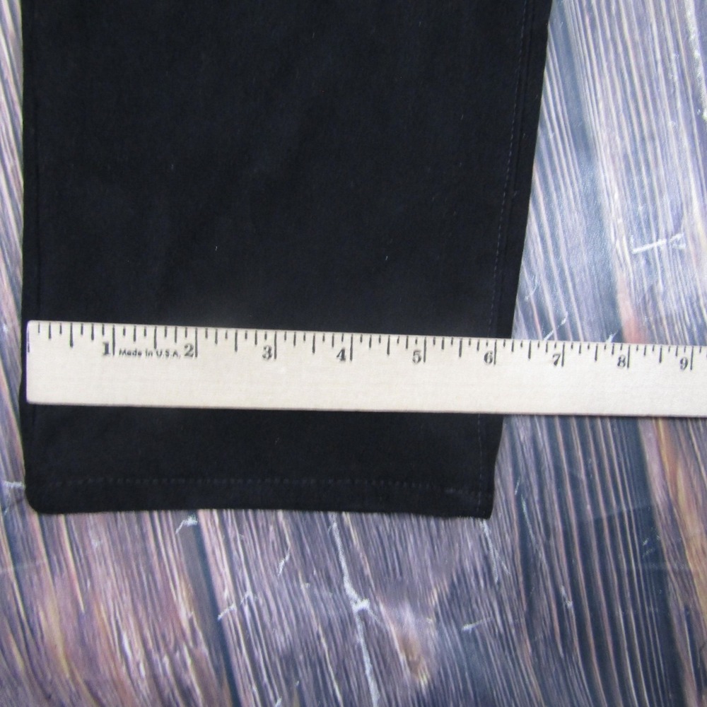 Chico's Pants Womens 2.5 Black Microfiber Straight Leg Stretch Dress Career - Picture 8 of 8